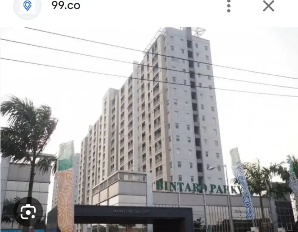 Di sewakan unit studio Bintaro park view fully furnished harga kos