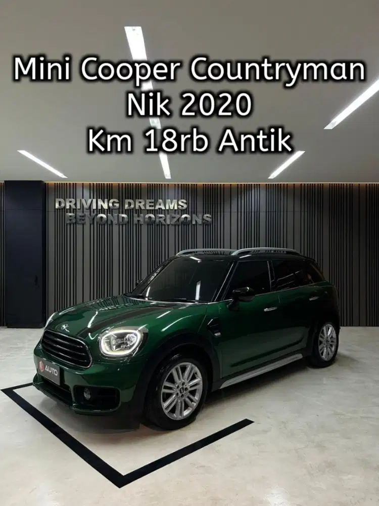 Mini Cooper Countryman 1.5 AT 2021 Hijau Km18rb Nik 2020