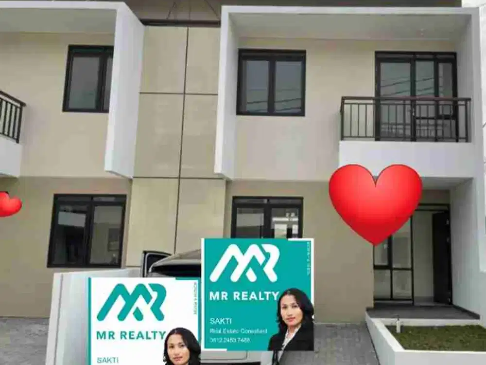 Rumah Sewa Gateway Residence 2 lantai terawat fasilitas apartemen dekat tol pasteur