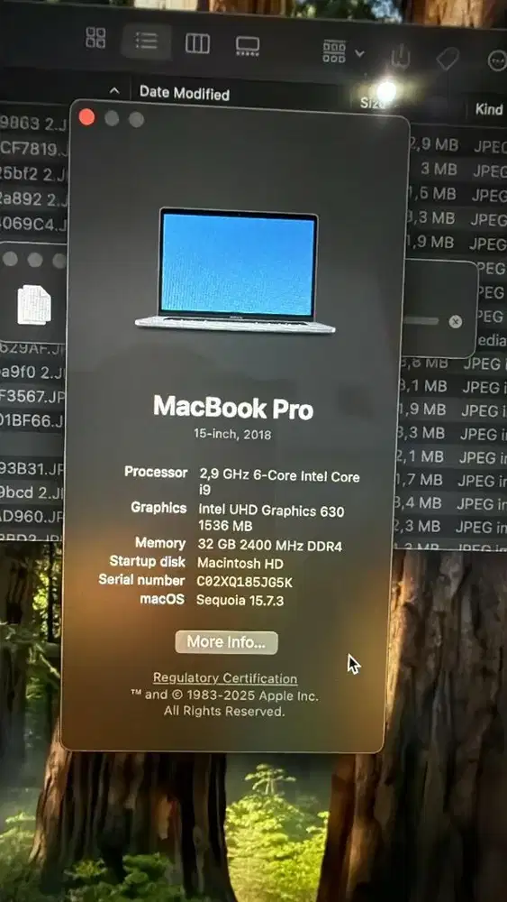 Macbook Pro 15inch 2018 CTO