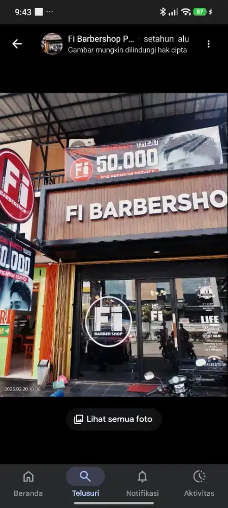 lowongan kerja tukang cukur Barbershop (kapster)