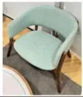 Jual kursi santai kayu, warna bahan kainnya teal
