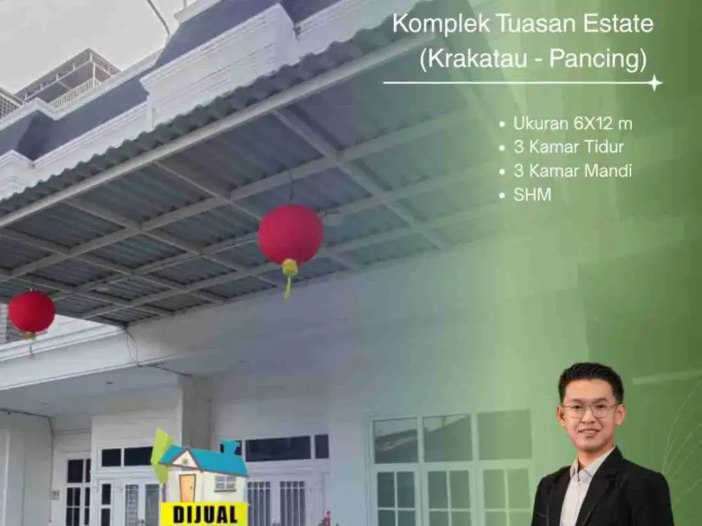 DI JUAL CEPAT VILLA CANTIK POSISI HOOK DAERAH TUASAN (KRAKATAU - PANCING)