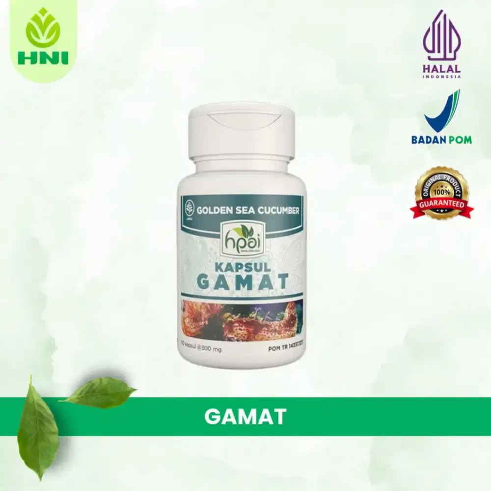 Gamat Kapsul HNI - Solusi Alami Bantu Redakan Nyeri Sendi