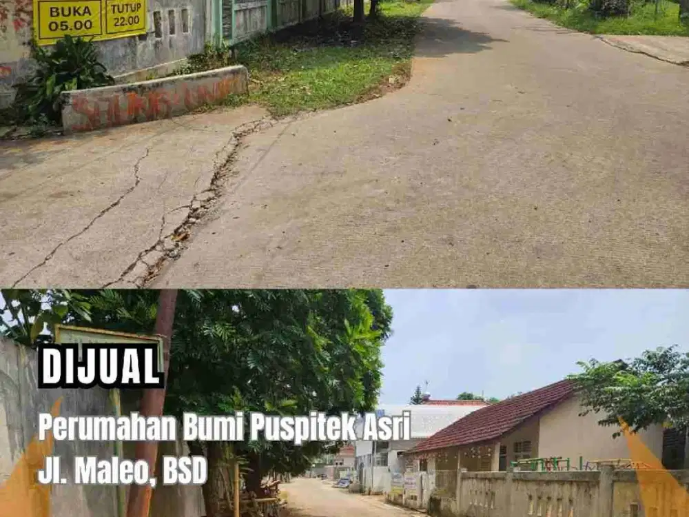 DIJUAL Perumahan Bumi Puspiptek Asri Jl. Maleo, BSD