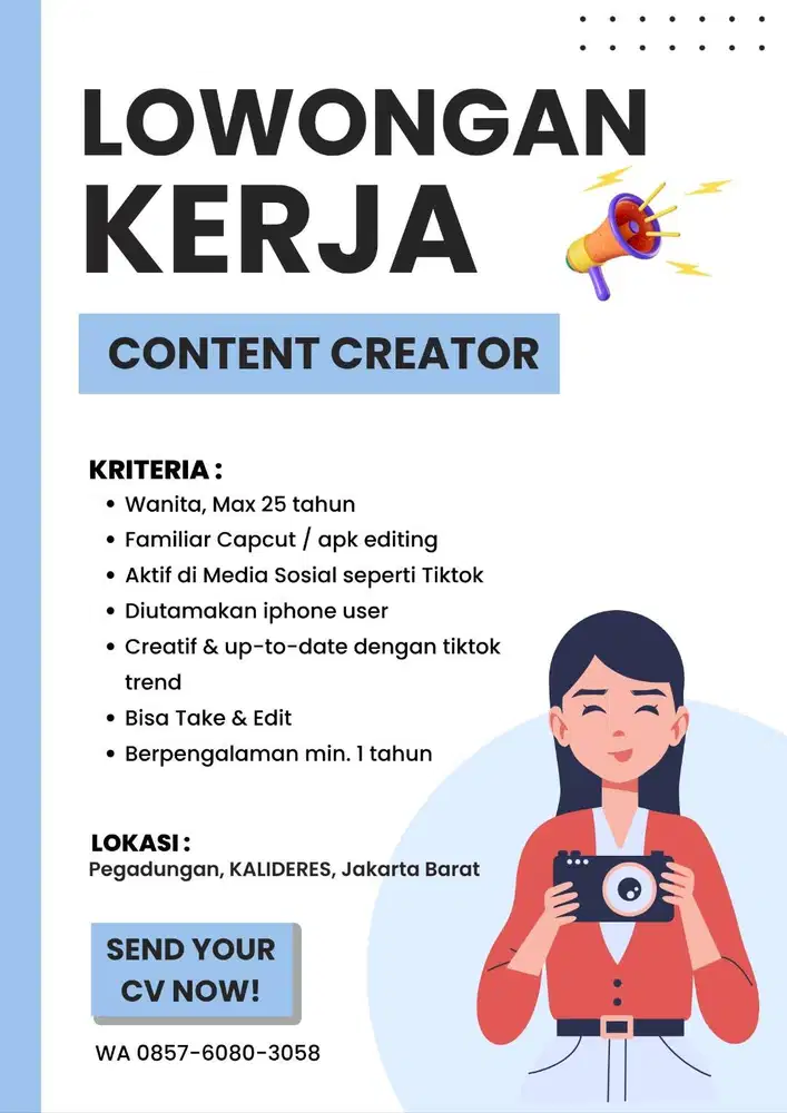 Lowongan Content Creator