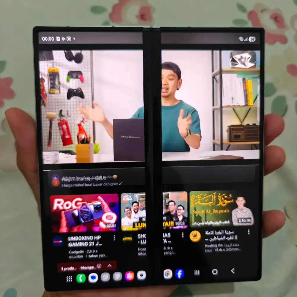 Samsung Galaxy Z FOLD 6 12/512 Resmi Sein Mulus Minus