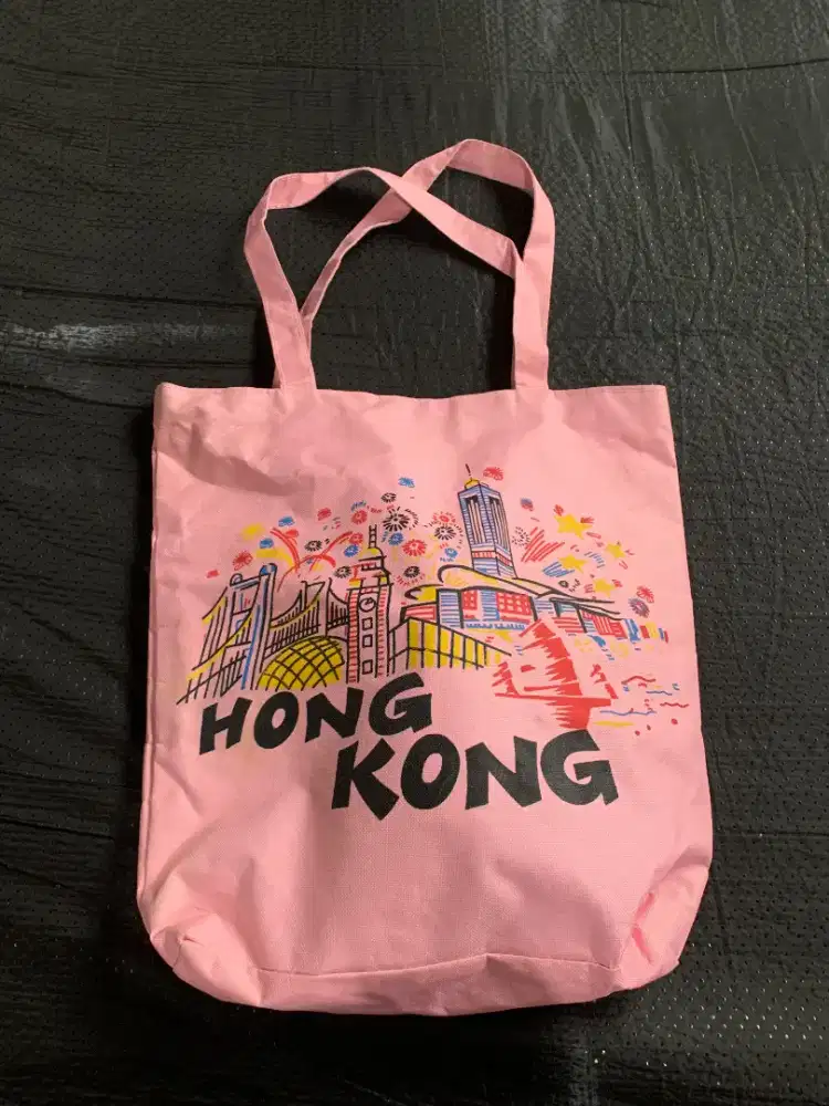 Totebag pink hongkong