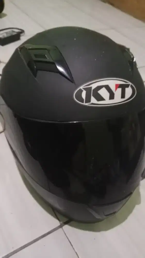 Helm KYT fullface black doff