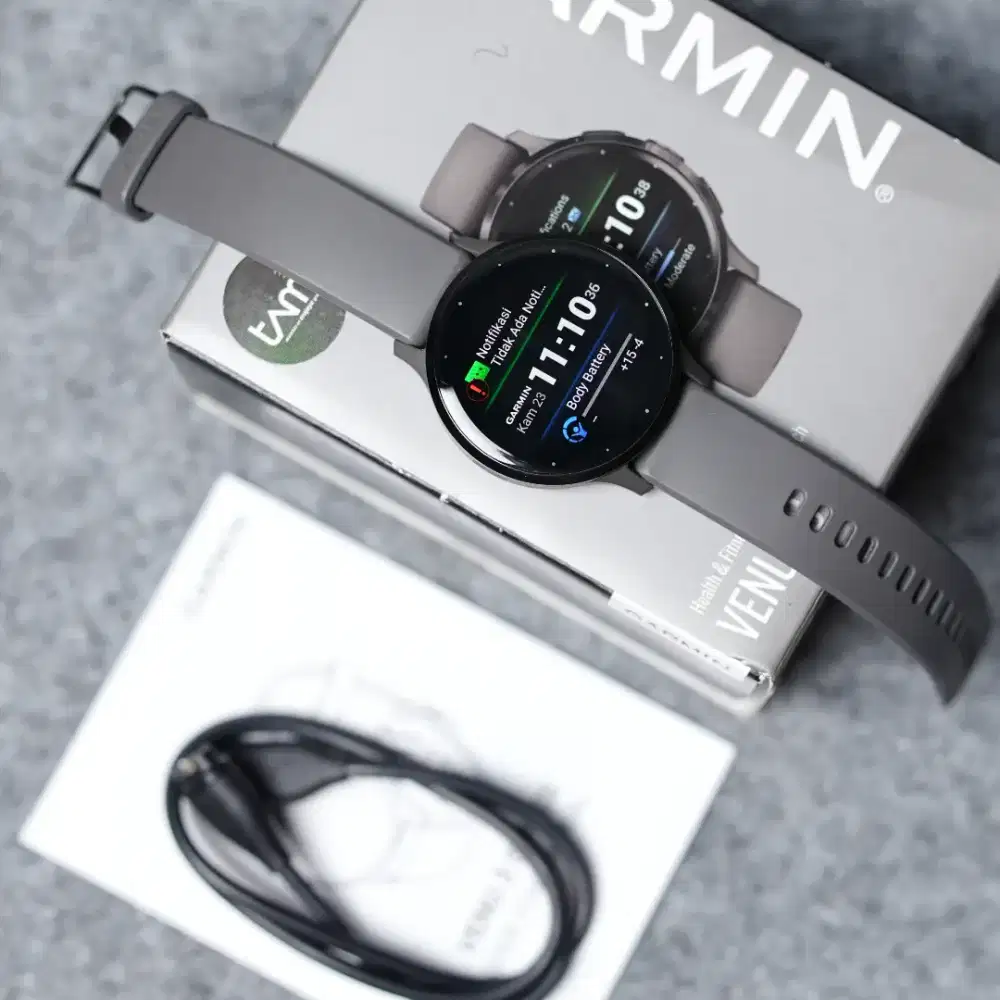 Garmin Venu 3S Black Resmi Tam