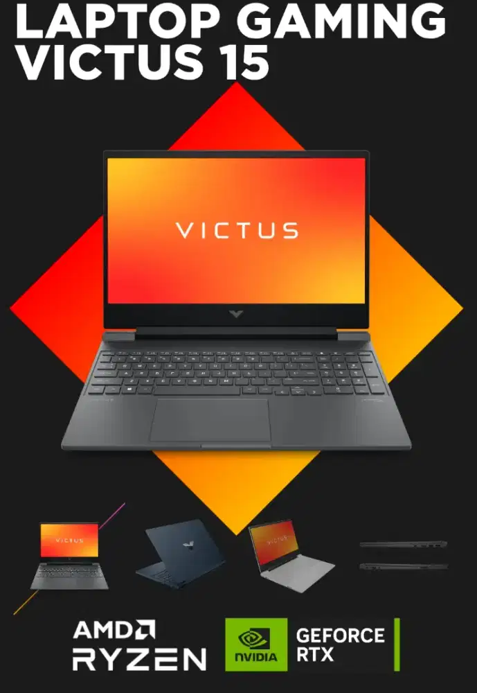 HP VICTUS 15 RYZEN 7 8845 RTX 1TB SSD