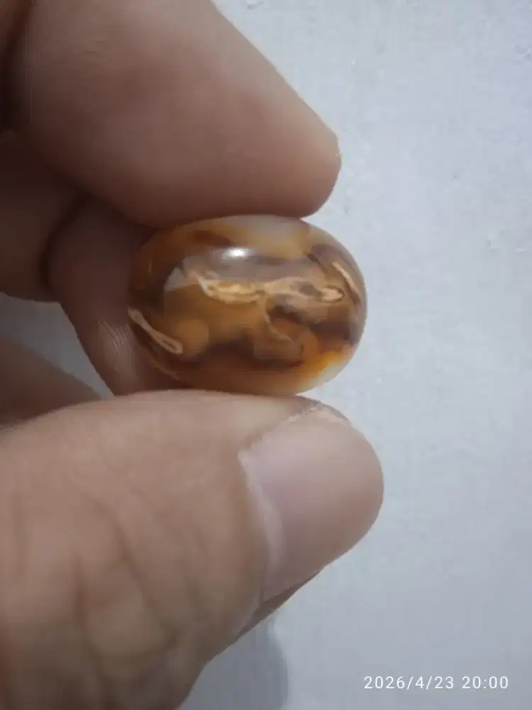 Akik gambar tupai kolektor item antik