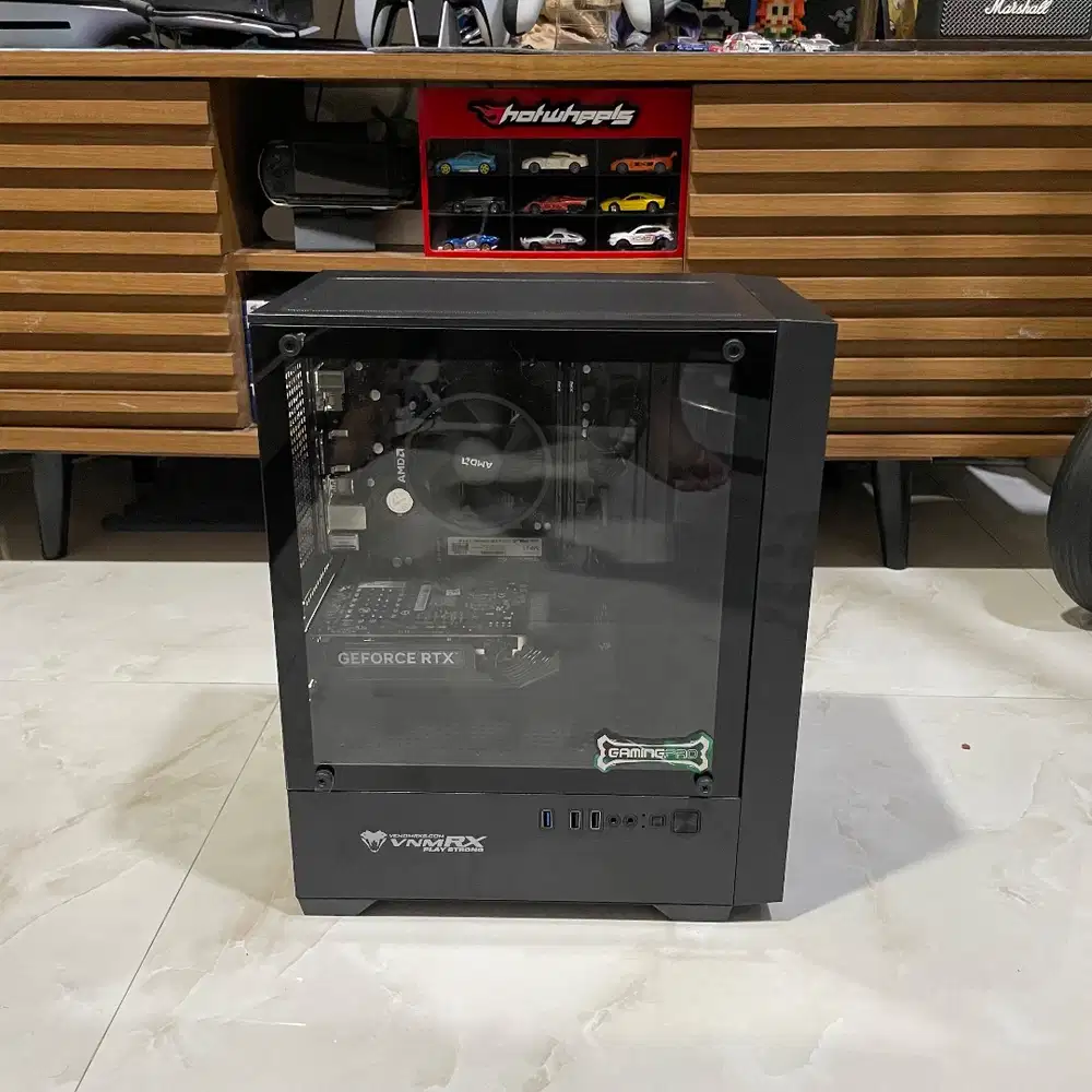 PC gaming rakitan Ryzen 5 5500 / RTX 5050 / 16GB / 500GB