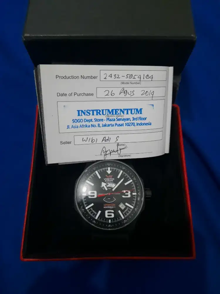 NOS jam tangan vostok europe limited hi beat automatic seiko heuer eta