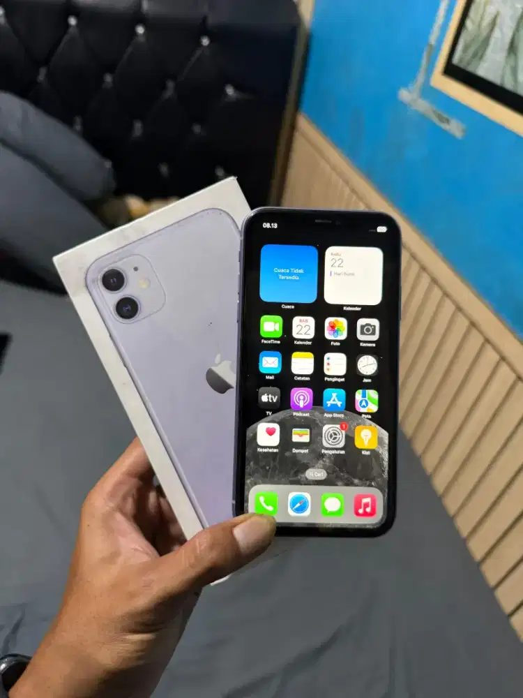 Iphone 11 64GB IBOX 64GB Purple bpass wifi Only Lokasi PAMULANG UNPAM