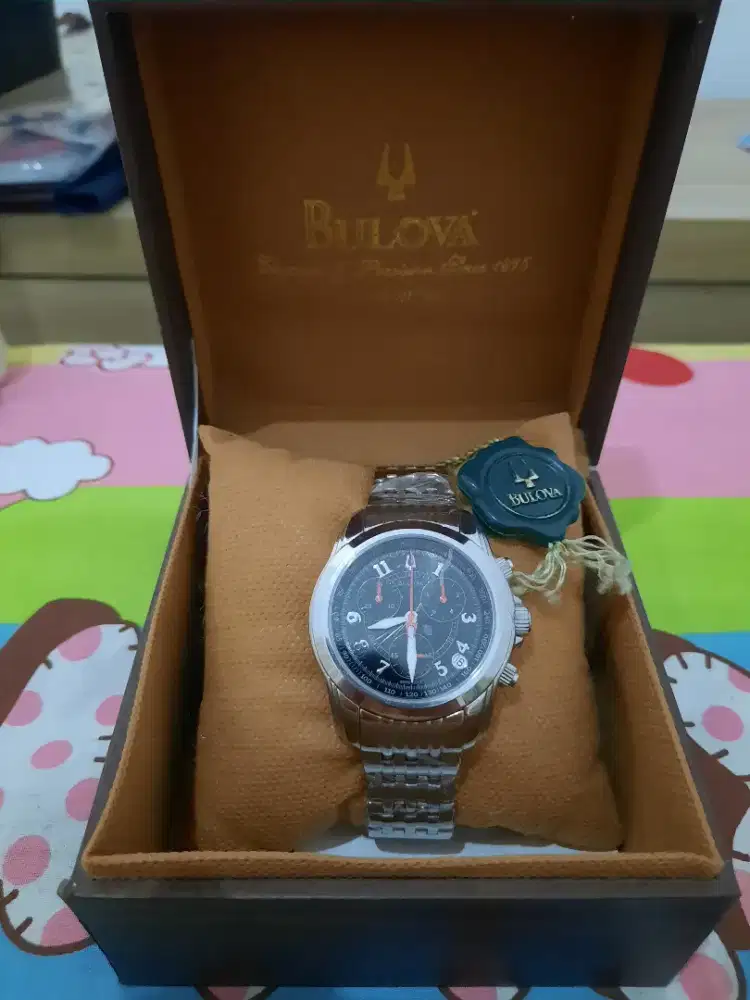 BNIB jam tangan bulova f1 chrono eta swiss baterai seiko tissot heuer