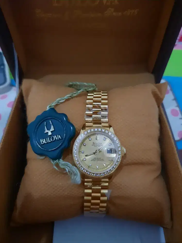 BNIB jam tangan bulova aristocrat 18k gp automatic eta swiss heuer sei