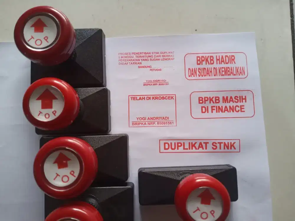 Cetak stempel flash custom (30 menit jadi)