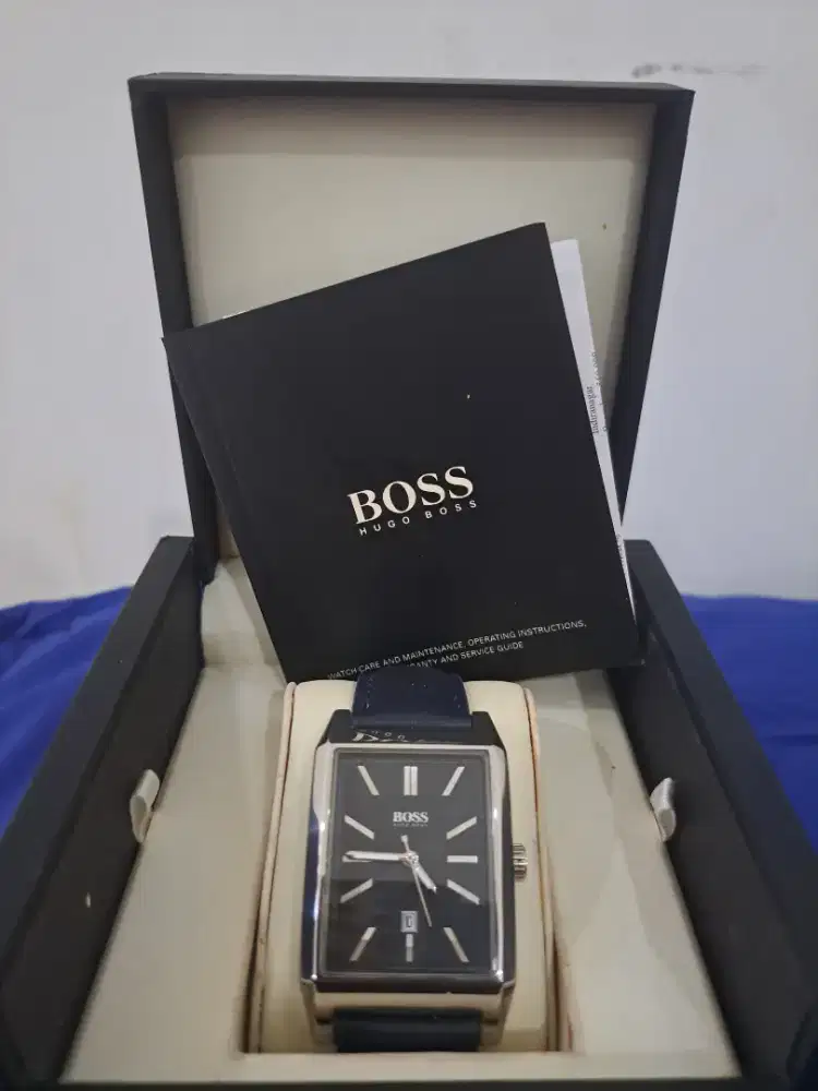 NOS jam tangan hugo boss tank baterai swiss seiko casio heuer tissot