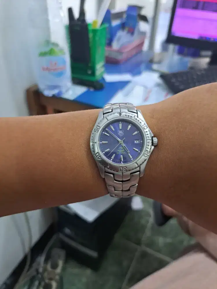 Jam tangan tag heuer link senna limited eta swiss baterai seiko tissot