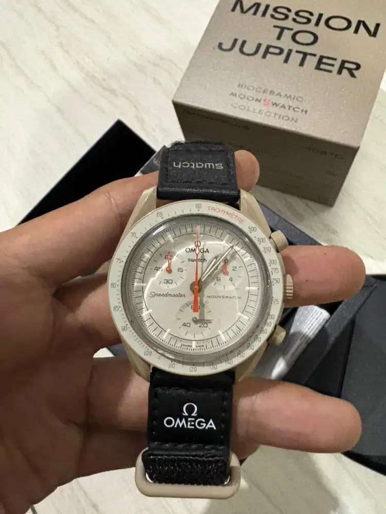 Omega X Swatch mission to jupiter original 100% fullset