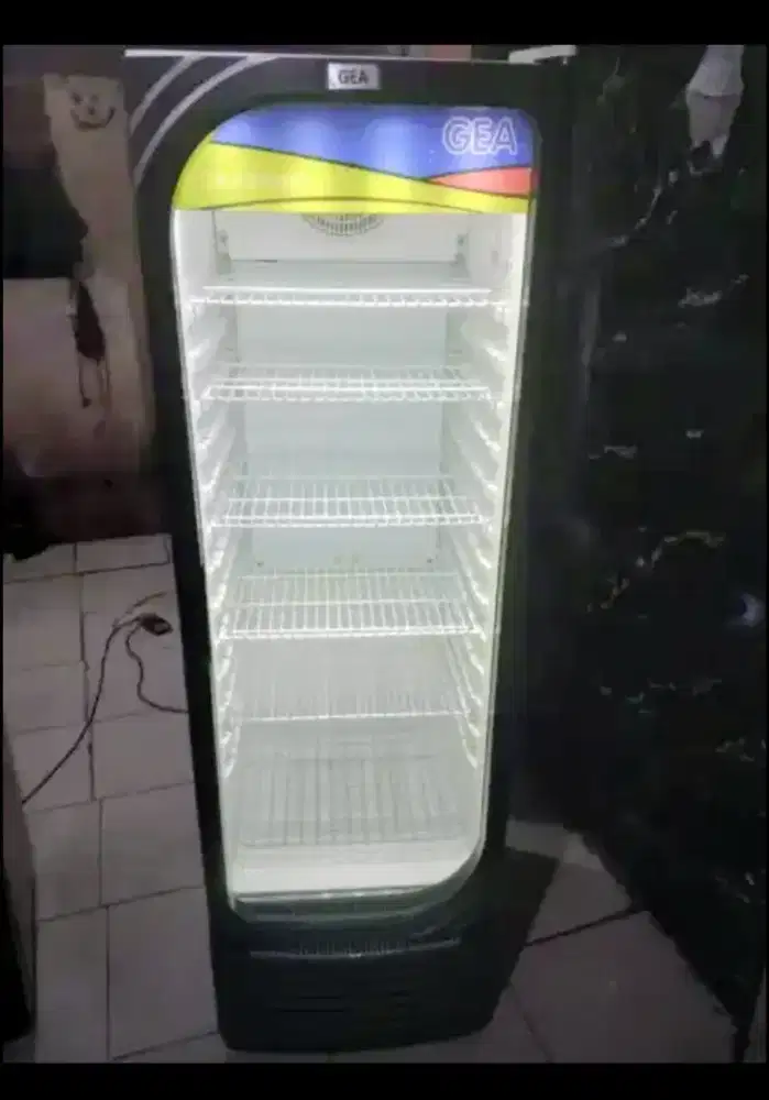 Jual bu kulkas pendingin minuman ukuran 5 rak merk GEA