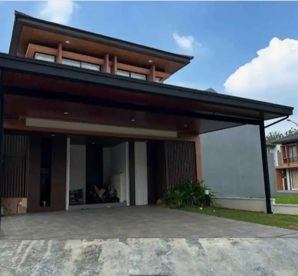 Pasang canopy alderon single dan atap bocor