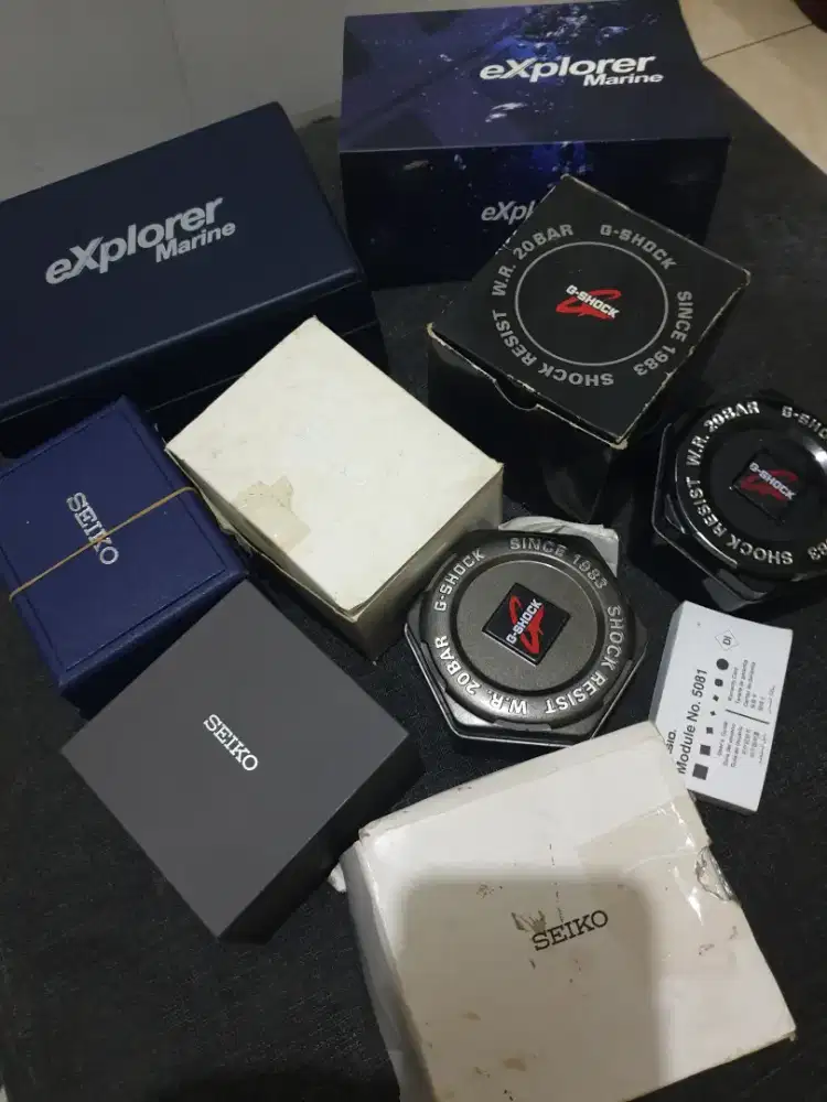 Box jam tangan seiko dll