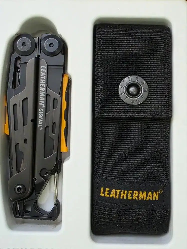 Leatherman Signal multitools tang pisau lipat perkakas original