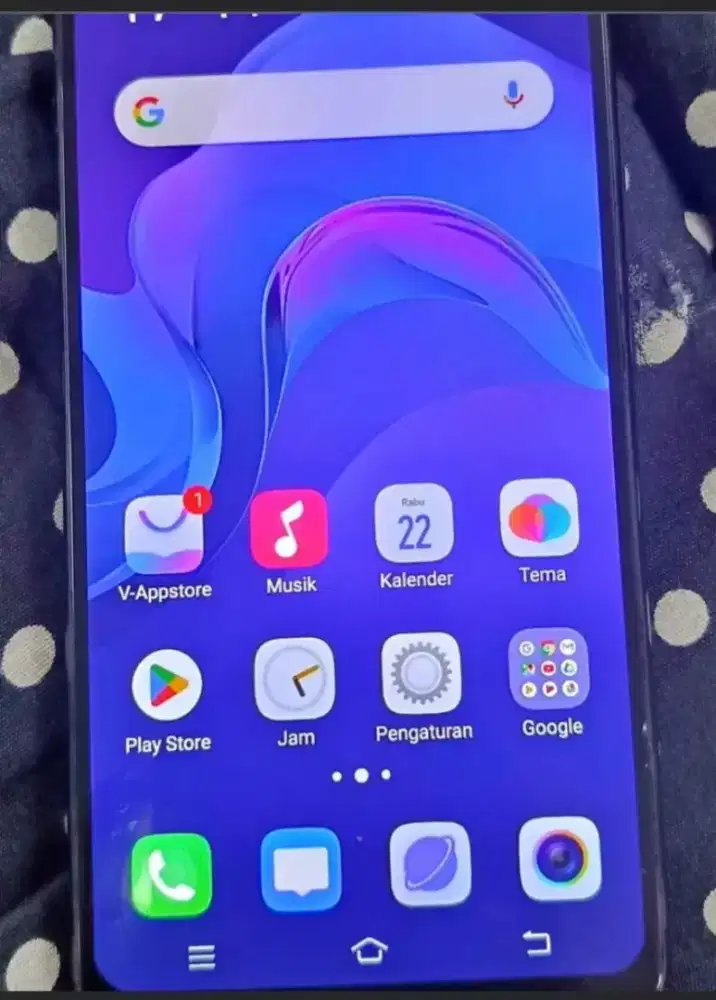 Vivo v9 android 9 ram 4/64 batangan siap pakai