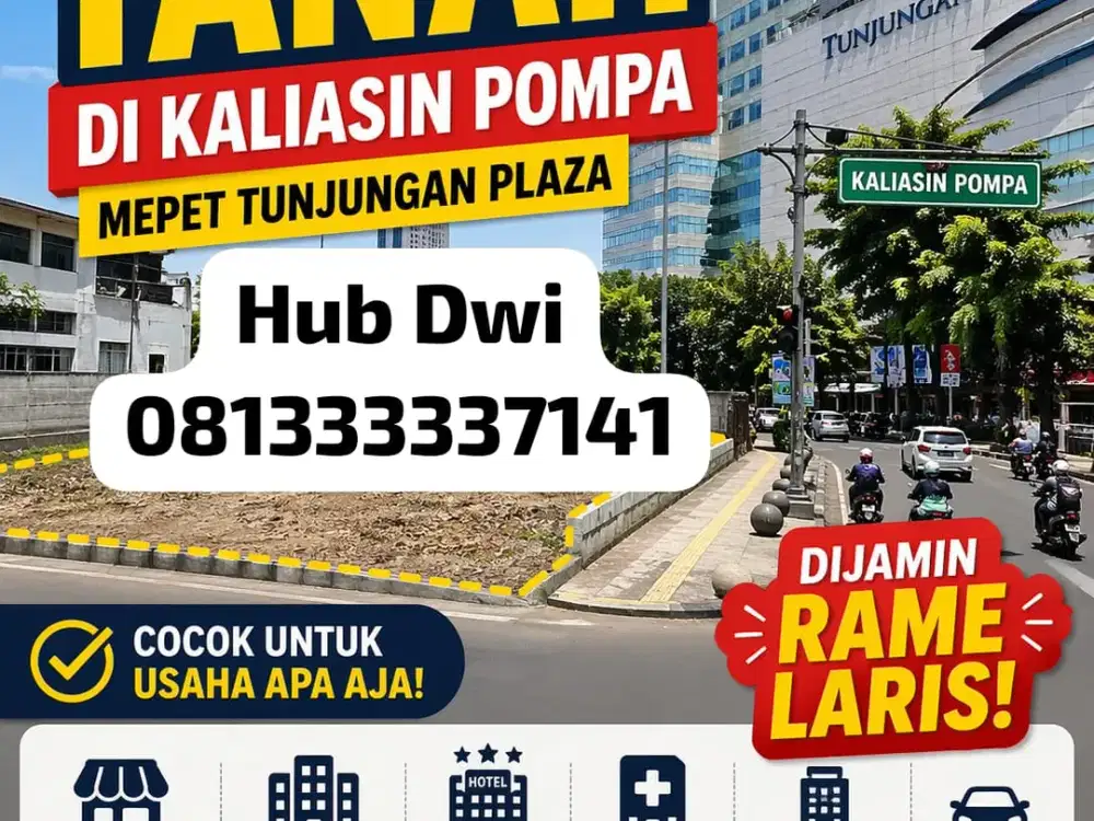 Jual tanah mepet Tunjungan plaza surabaya