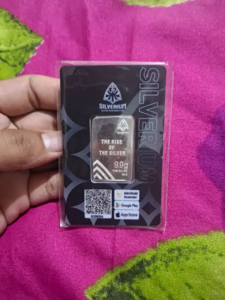 Fine silver 9,9 gram silverium