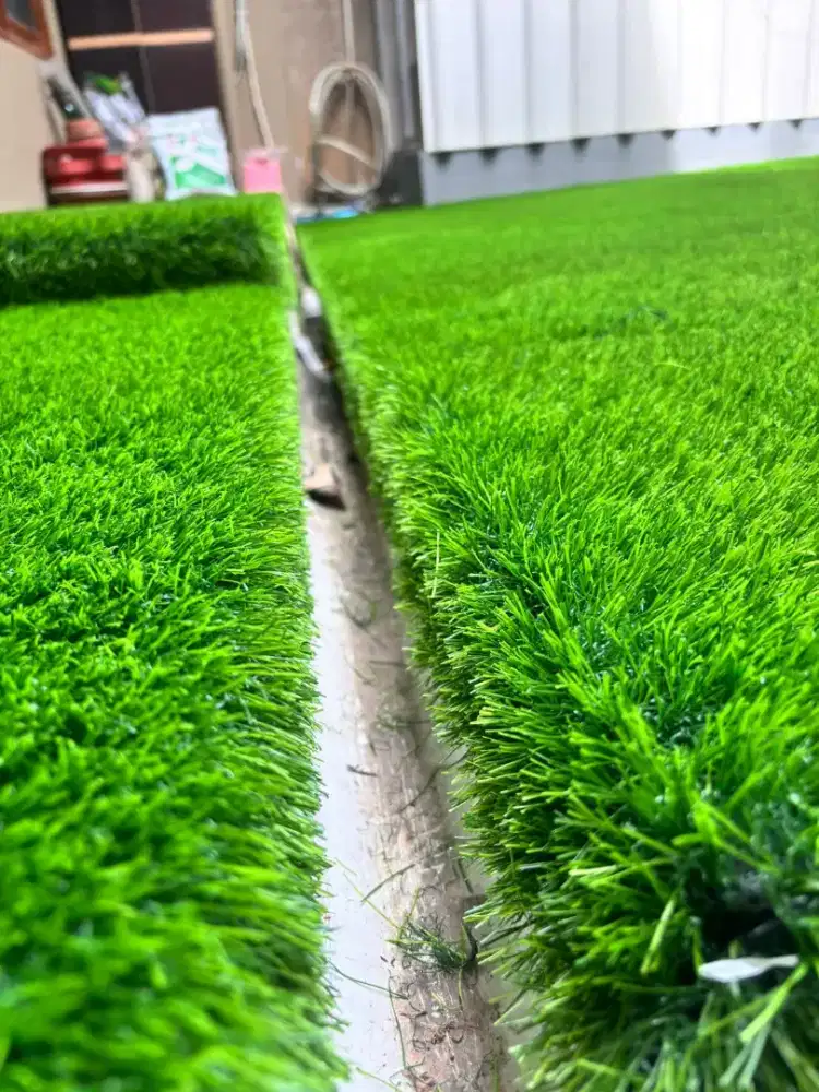 Jual rumput sintetis, taman kering minimalis dan vertikal garden