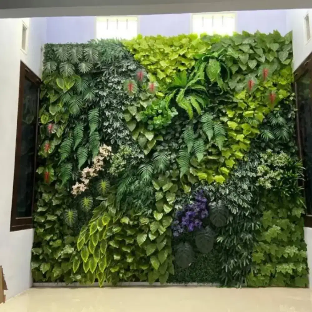 Taman dingding Vertikal garden,dan vertikal sintetis,taman artificial