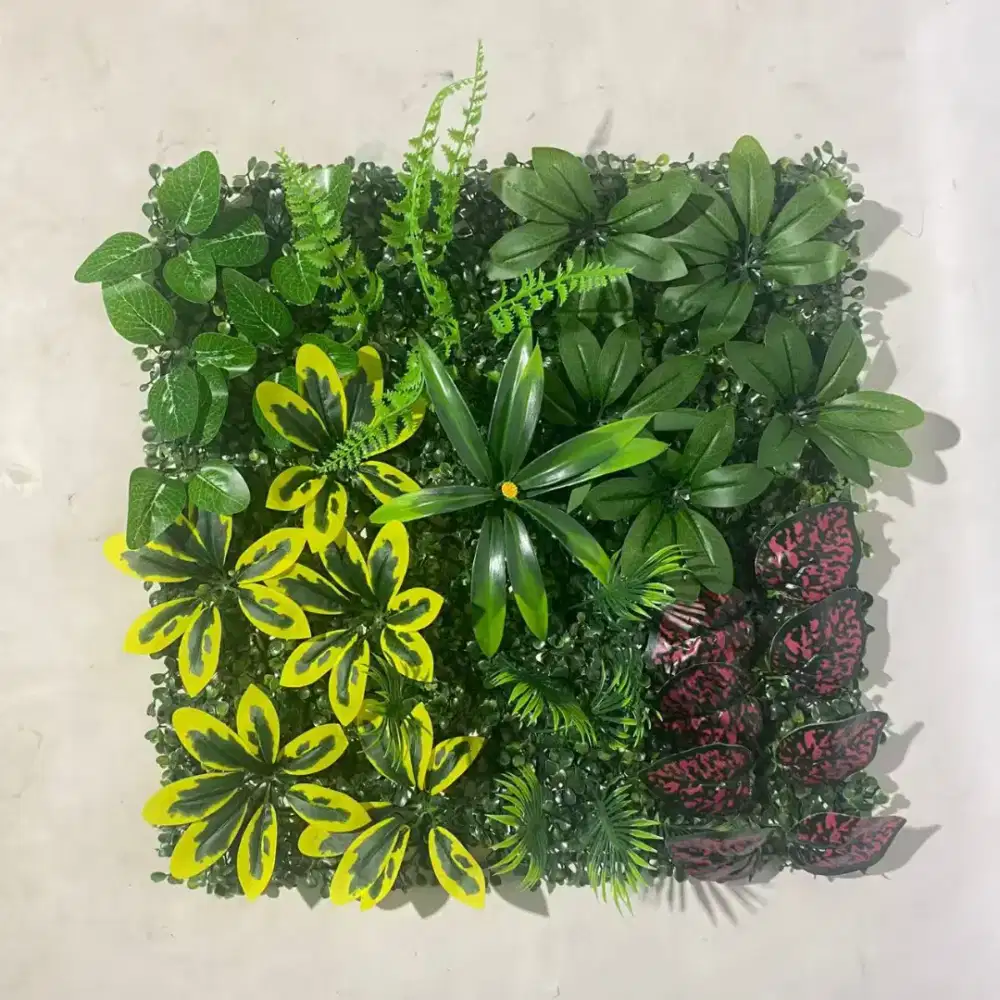 Jual tanaman artificial,daun sintetis dan vertikal garden