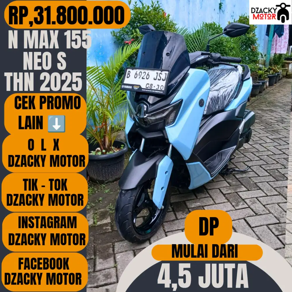 NMAX NEO S 2025 SECOND LIKE NEW