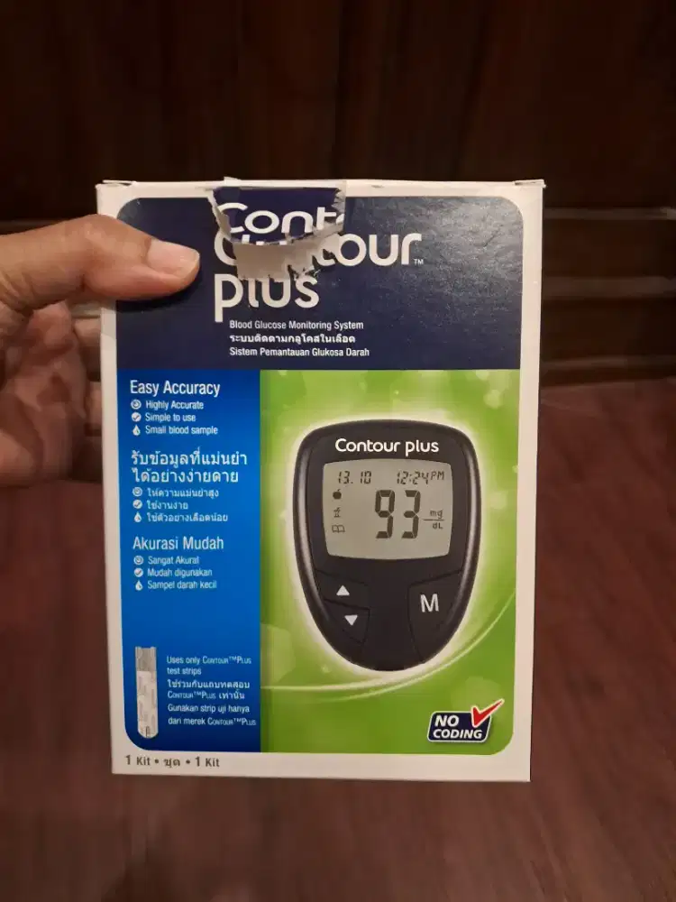 Alat tes gula darah Contour Plus