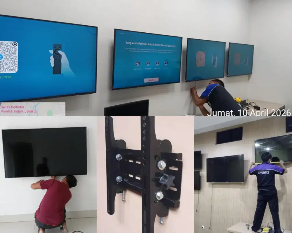 Braket +pasang atau jasa pasang terima rapih breket bracket led tv