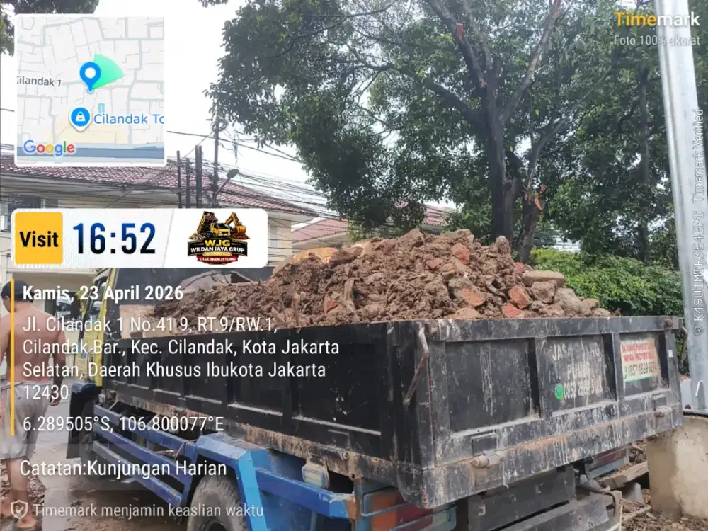 Jasa buang puing dan angkut sampah proyek