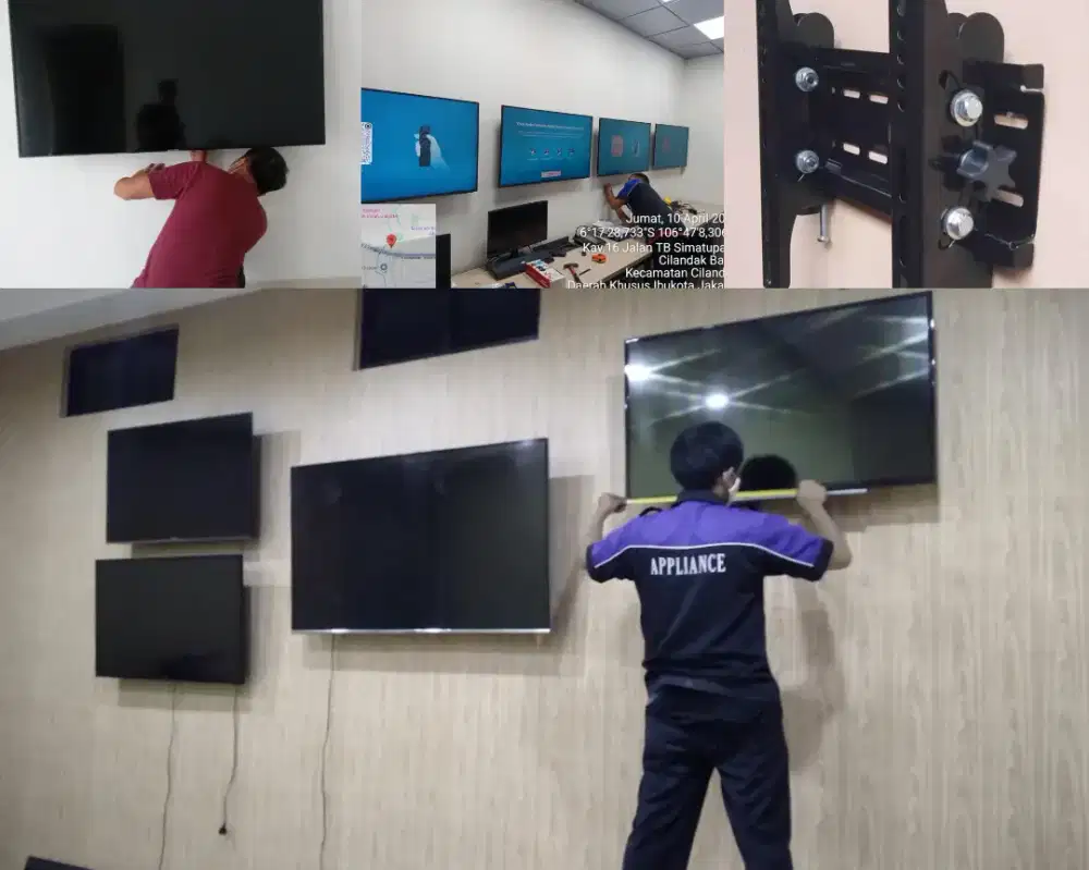 Braket +pasang atau jasa pasang terima rapih breket bracket led tv