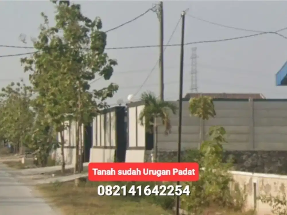 JUAL, Tanah Strategis zona Industri LD 133 mtr, dekat Gerbang Tol CARUBAN