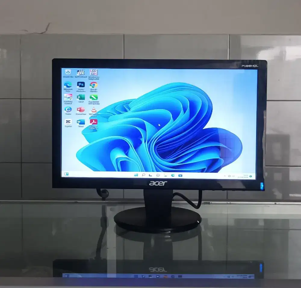 MONITOR LED 16INCH ACER P166HQL HD 60HZ PORT VGA