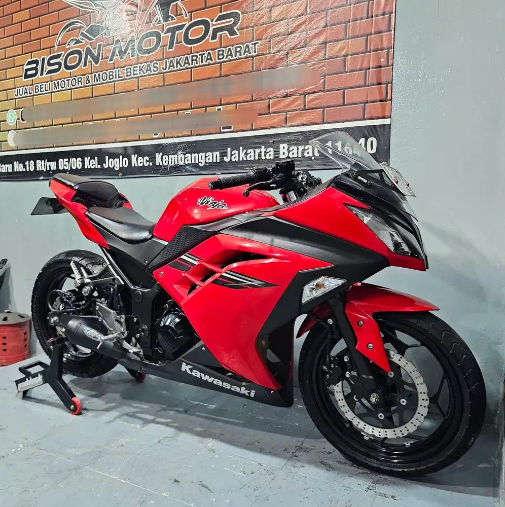 Km 13rb! Seperti baru! KAWASAKI NINJA 250 FI OLD 2017 Pajak on 250fi