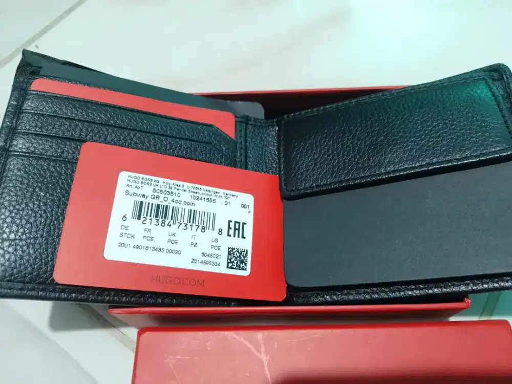 Dompet kulit HUGO hitam