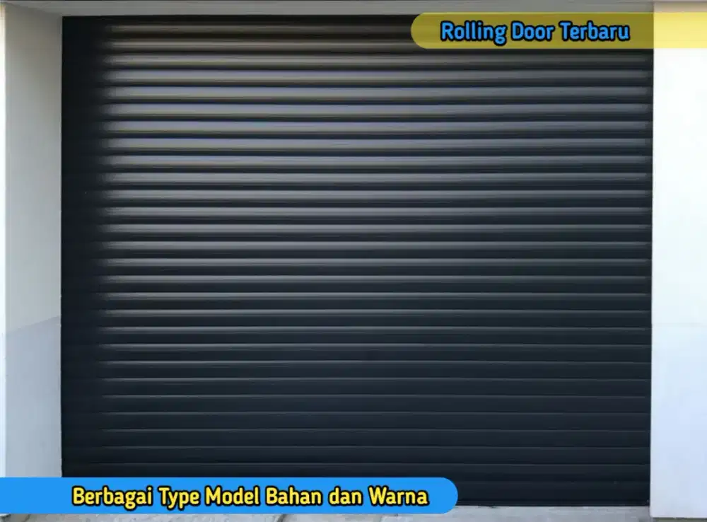 Pasang Rolling Door Toko Galeri Dealer Plaza Mall Gudang Bengkel