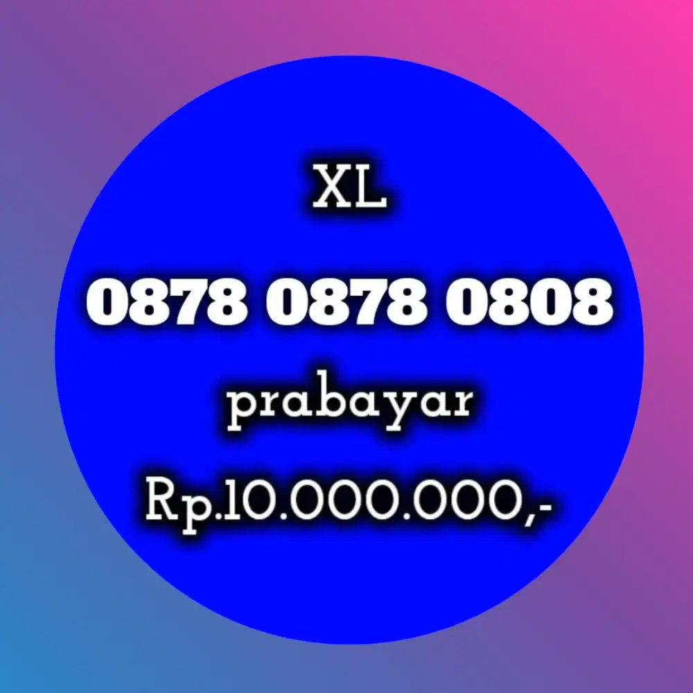 NOMOR CANTIK XL 0808