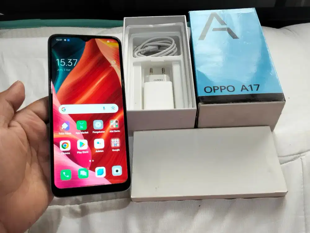 BU OPPO A17 RAM 6GB / 128GB 4G 6.56in Fingerprint Kamera 50MP 5000Mah