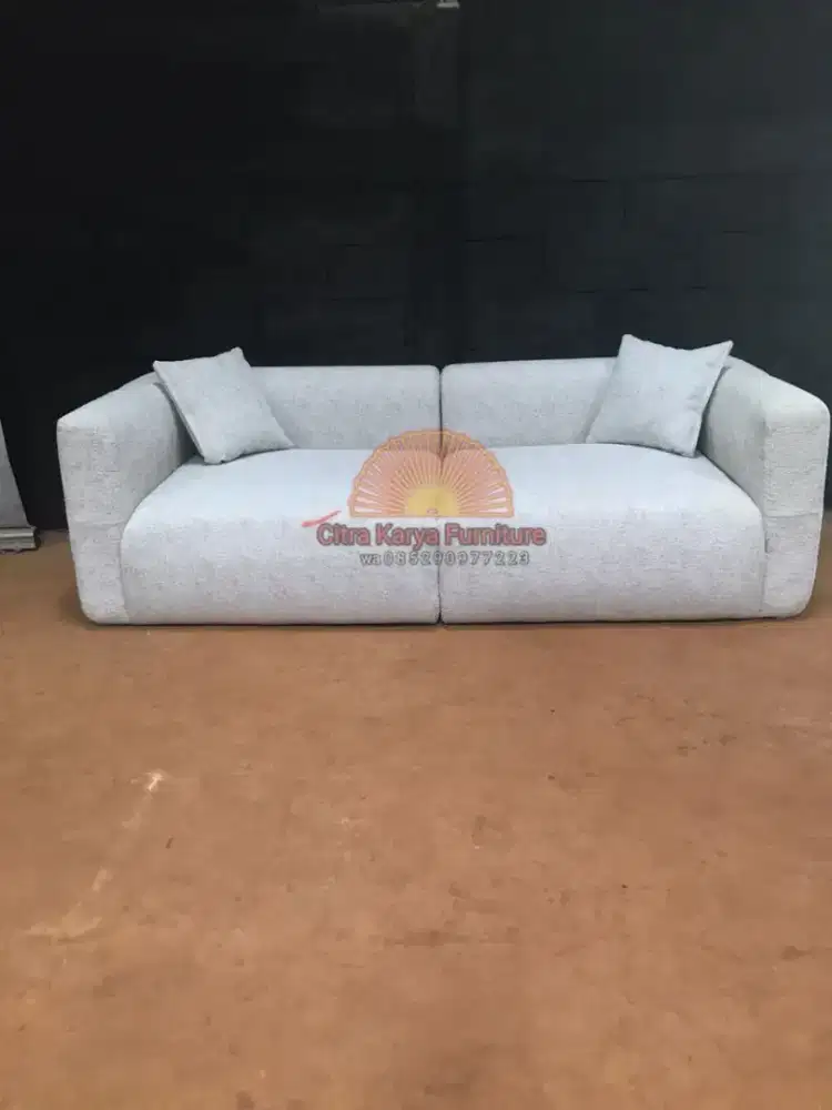 Sofa minimalis sofa boba sofa kacang sofa curved