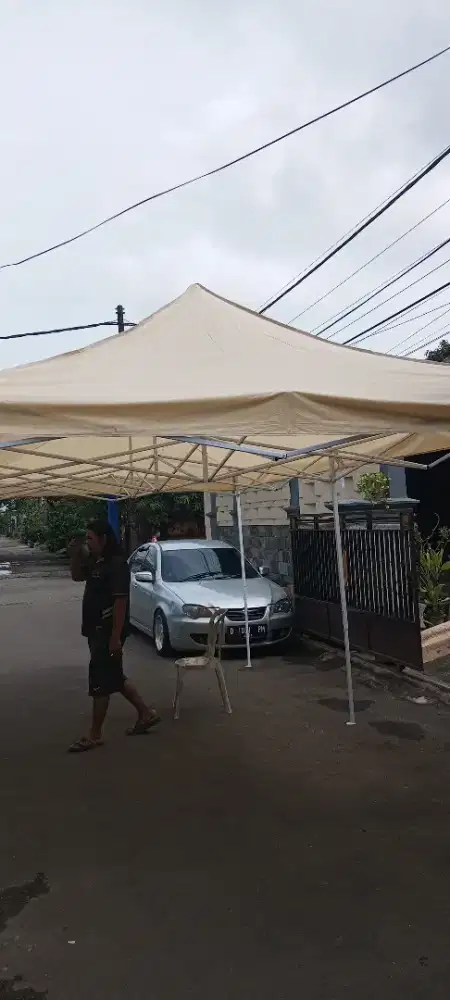 Tenda lipat ukuran panjang 6meter lebar 3meter