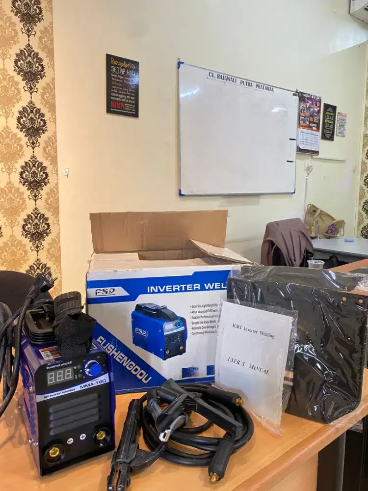 MESIN LAS MMA 160A FSD 1 PHASE SMAW STIK LISTRIK IGBT INVERTER DC